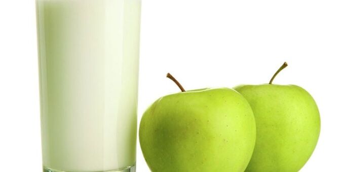 apples and kefir for weight loss