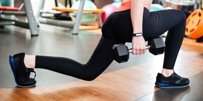 lunges with dumbbells for weight loss